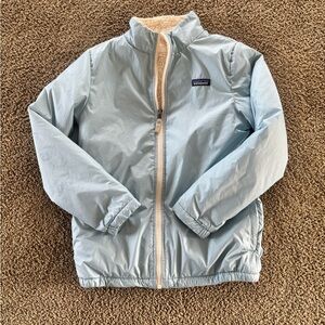 Patagonia Reversible Sky Blue Zip-Up Jacket